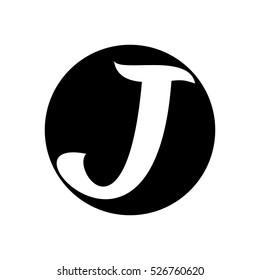 j letter vector logo