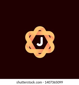 J LETTER VECTOR LOGO APHABET ICON