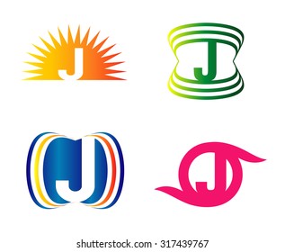 J Letters logo Set
