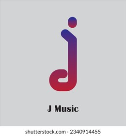 
Logo de J con diseño abstracto