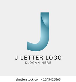 J Logo Design. J Letter Logo. Letter Logo. Logo design vector icon symbol template