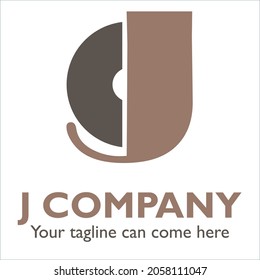 Diseño del logotipo de J sobre el tema Bar y Nightclub