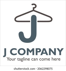 J logo design on Cleaning and Maintenance theme