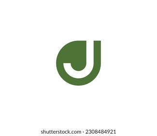 J logo design vector template