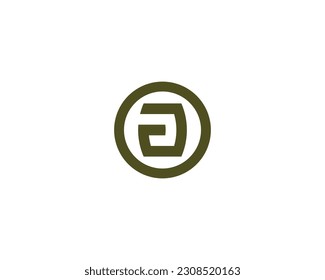 J logo design vector template