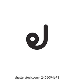 a J logo with a fancy style and a circle underneath.
