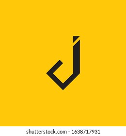 J Logo. Initial letter J logo