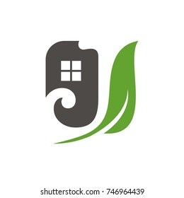 J logo initial letter design template vector