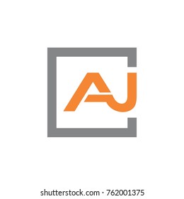 A J Logo Letter