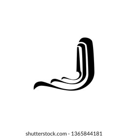 J logo letter design