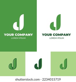 Logo de J. J diseño de letra vector icono de monograma inicial. Ilustración de logotipo de estilo moderno