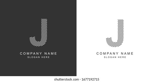 J logo. J letter icon. Vector illustration.