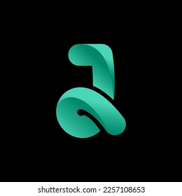 J logo and number six,elegant,iconic