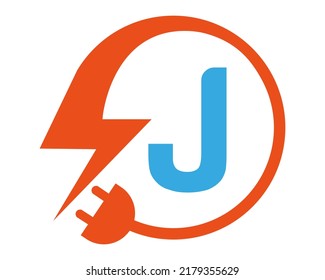 J moderna plantilla de iconos del vector del logotipo 