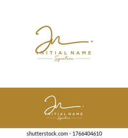 J N JN Initial letter handwriting and signature logo.