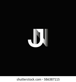 J N Letter Logo Design Vector Stock Vector (Royalty Free) 586387115 ...