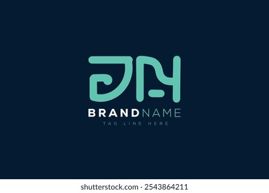 J and N logo design. JN abstract Letters Logo Monogram. This logo design is the process of creating a visual symbol that represents a brand, company, or individual.