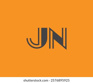 J and N logo design. JN abstract Letters Logo Monogram. This logo design is the process of creating a visual symbol that represents a brand, company, or individual.