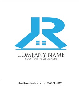 J R House Logo Home Logo Stock Vector (Royalty Free) 759715801 ...