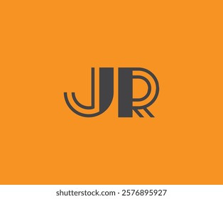 J and R logo design. JR abstract Letters Logo Monogram. This logo design is the process of creating a visual symbol that represents a brand, company, or individual.