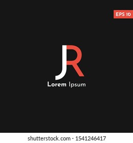 j + r logo letter template free