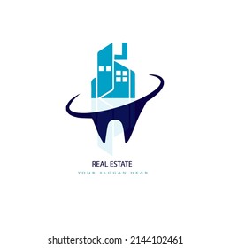 J real estate logo design. J letter icon design for real estate company.