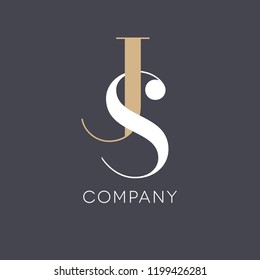 J S company logo template