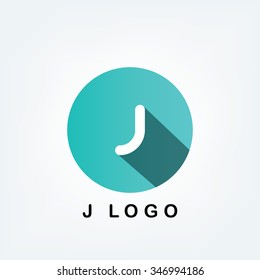 J Simple Blue Alphabet Logo Long Stock Vector (Royalty Free) 346994186 ...