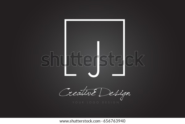 J Square Framed Letter Logo Design Stock Vector (Royalty Free ...