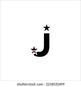 j star vector logo design