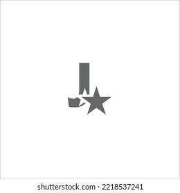 Diseño de logotipo vectorial J star