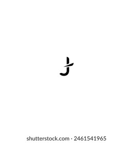 J T Letter Vector Logo Design
