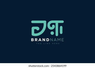 Diseño de logo J y T. Monograma del logotipo de las letras abstractas de JT. Este diseño de logotipo es el proceso de crear un símbolo visual que representa una marca, empresa o individuo.