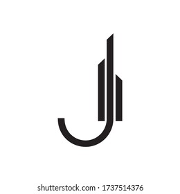 J tower building logo design concept