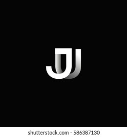 J & U Letter logo design vector element