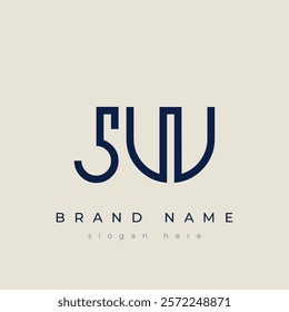 J and W logo design. JW abstract Letters Logo Monogram. This logo design is the process of creating a visual symbol that represents a brand, company, or individual.