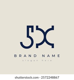 J and X logo design. JX abstract Letters Logo Monogram. This logo design is the process of creating a visual symbol that represents a brand, company, or individual.