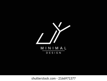 J Y, JY Initial Letter Logo design vector template, Graphic Alphabet Symbol for Corporate Business Identity