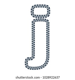 J Zip Letter Logo Icon Design
