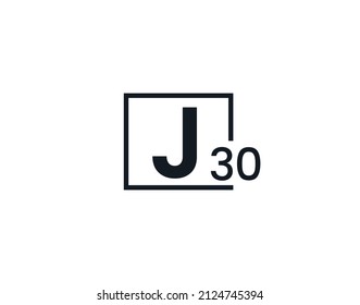 J30, 30J Logo de la carta inicial