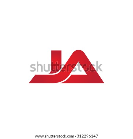 JA company linked letter logo