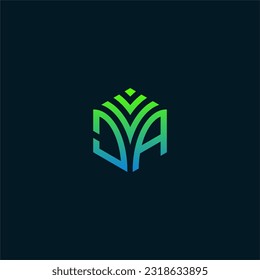 Letra inicial Diseño del logotipo J hexagón, prosperar, desarrollar, natural, orgánico, simple, logotipo de finanzas, inmobiliario, adecuado para su empresa.
