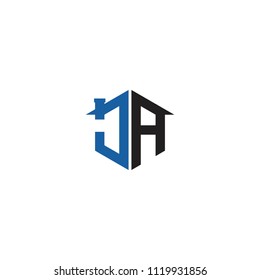 ja initial hexagon home