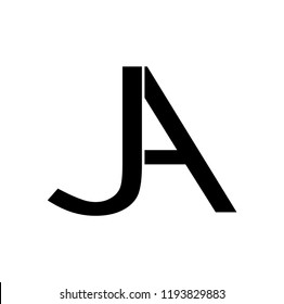 ja letter vector logo