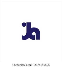 ja letter vector logo design
