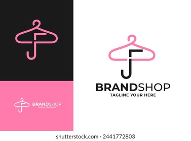 JA Logo for Clothing Stores, a versatile design suitable for branding all types of clothing stores, a unique identity and attracting customers with a visually appealing and memorable logo.