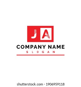 JA Logo Design. JA Letter Logo Vector Illustration - Vector