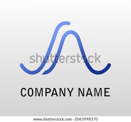 JA SA LOGO TYPE FOR BUSINESS COMPANY BRAND DESIGN