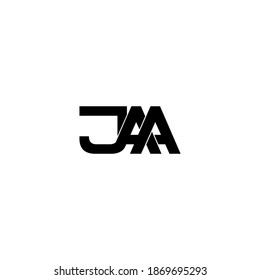 jaa letter original monogram logo design
