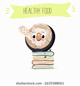 jaboticaba fruit cute funny cheerful characters. Vector hand drawn  illistration.